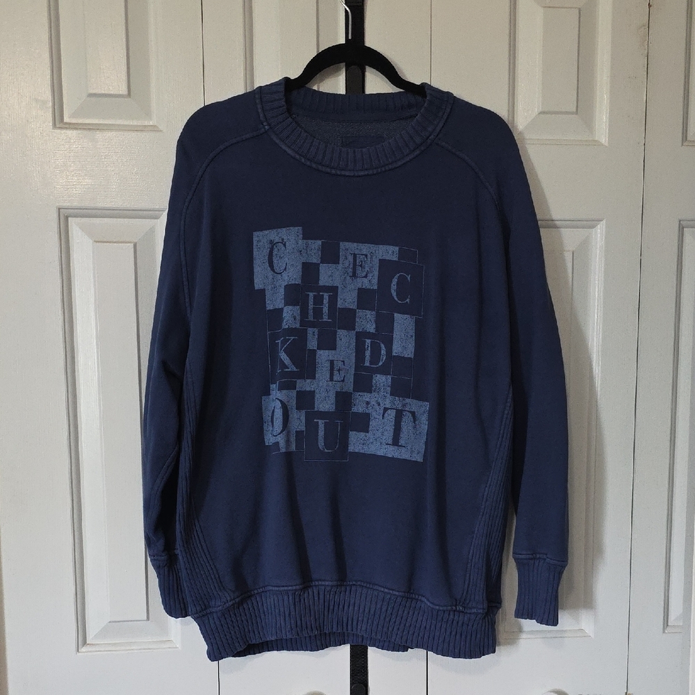 Aerie Navy Crewneck Sweater